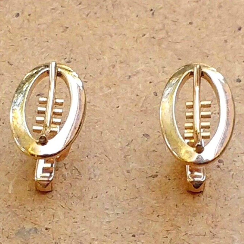 Men's 12k Gold Filled American Football Cufflinks